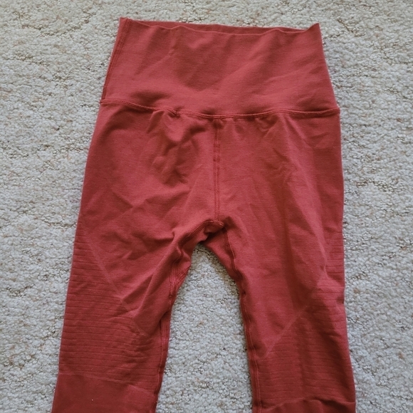 Alphalete Red Orange Leggings - Picture 2 of 5